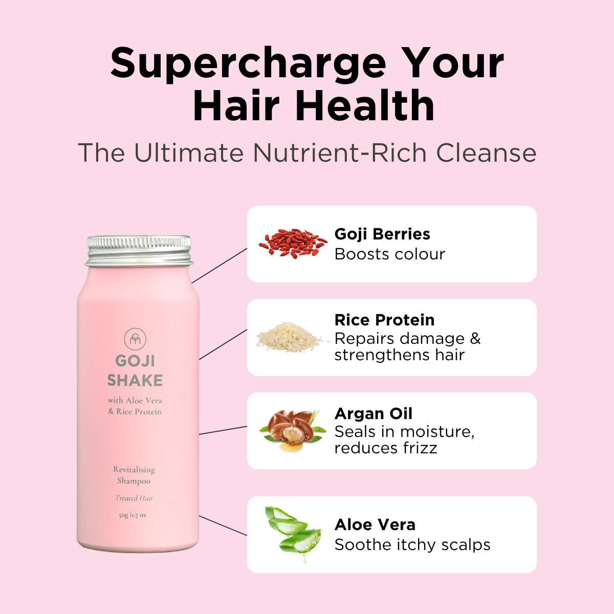 Goji Shake Shampoo Concentrate | For Treated Hair thumbnail-image-2