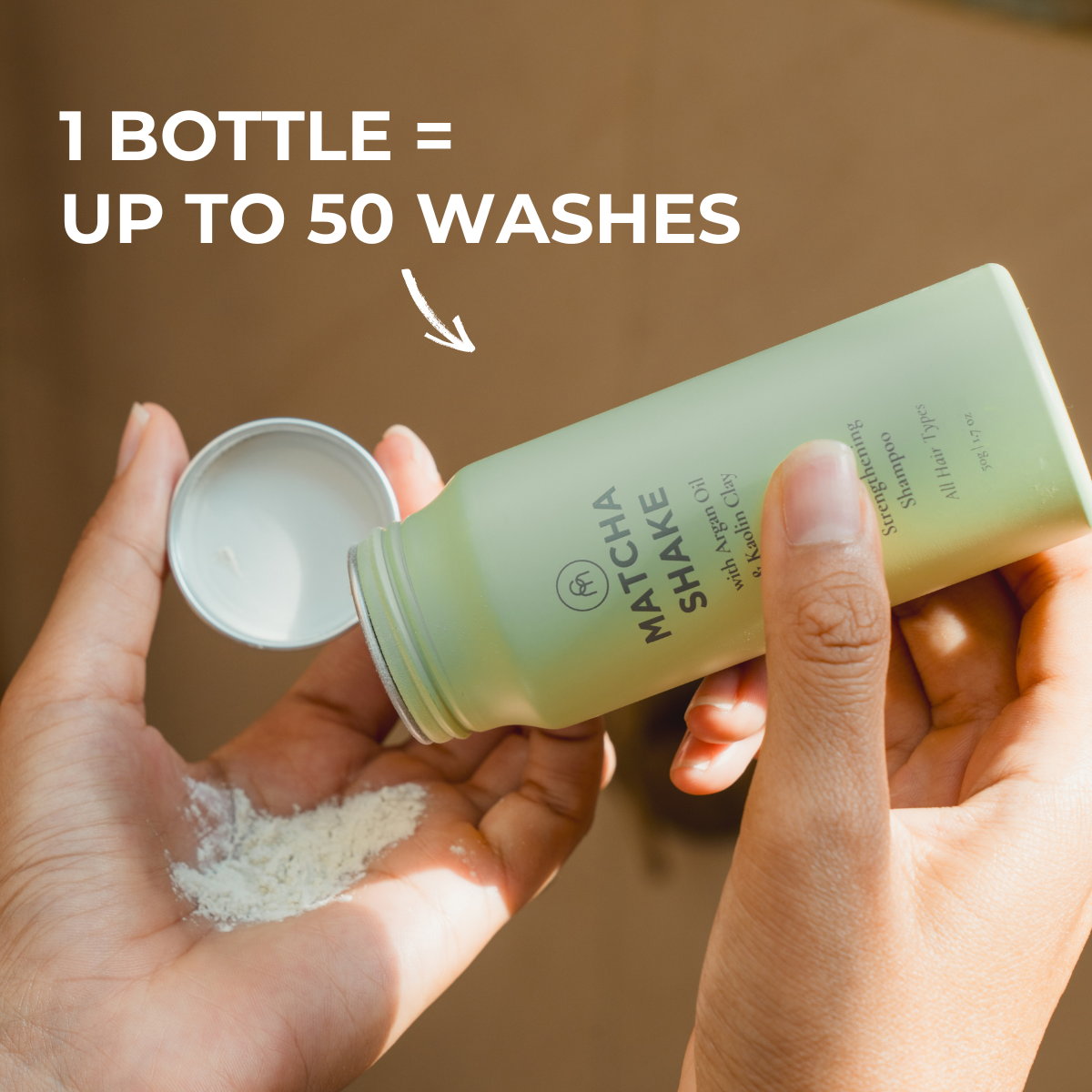 Matcha Shake Shampoo Concentrate | For All Hair Types thumbnail-image-12