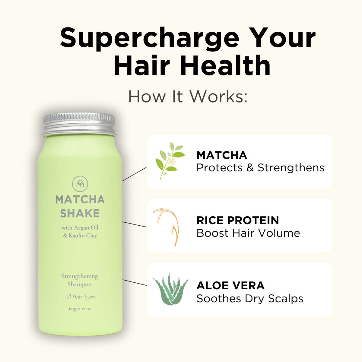 Matcha Shake Shampoo Concentrate | For All Hair Types thumbnail-image-5