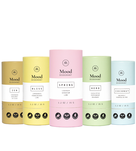 MOOD Deodorant 5 Pack - Full Collection