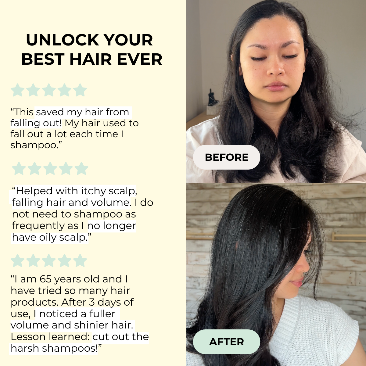 Matcha Shake Shampoo Concentrate | For All Hair Types thumbnail-image-10