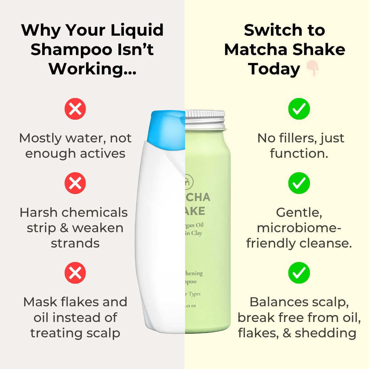 Matcha Shake Shampoo Concentrate | For All Hair Types thumbnail-image-6