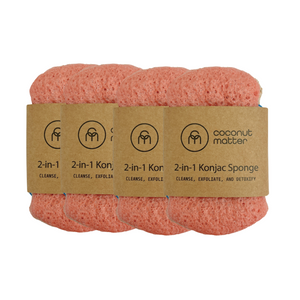 2-in-1 Konjac Body Sponge (4 Pack) thumbnail-image-1