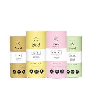 MOOD Deodorant 4 Pack - Essential Oil Infused