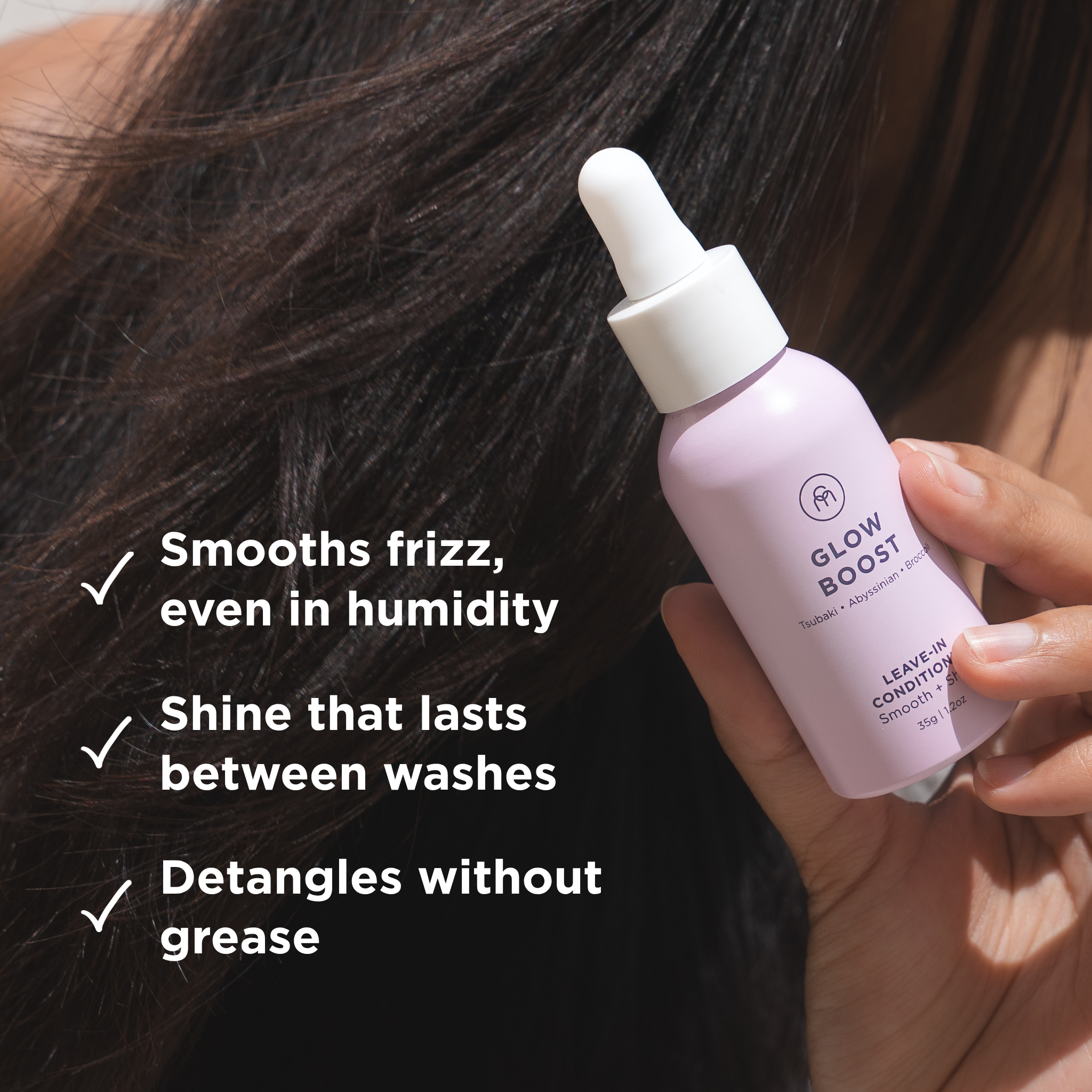 Glow Boost Silicone-Free Leave-In Conditioner thumbnail-image-3
