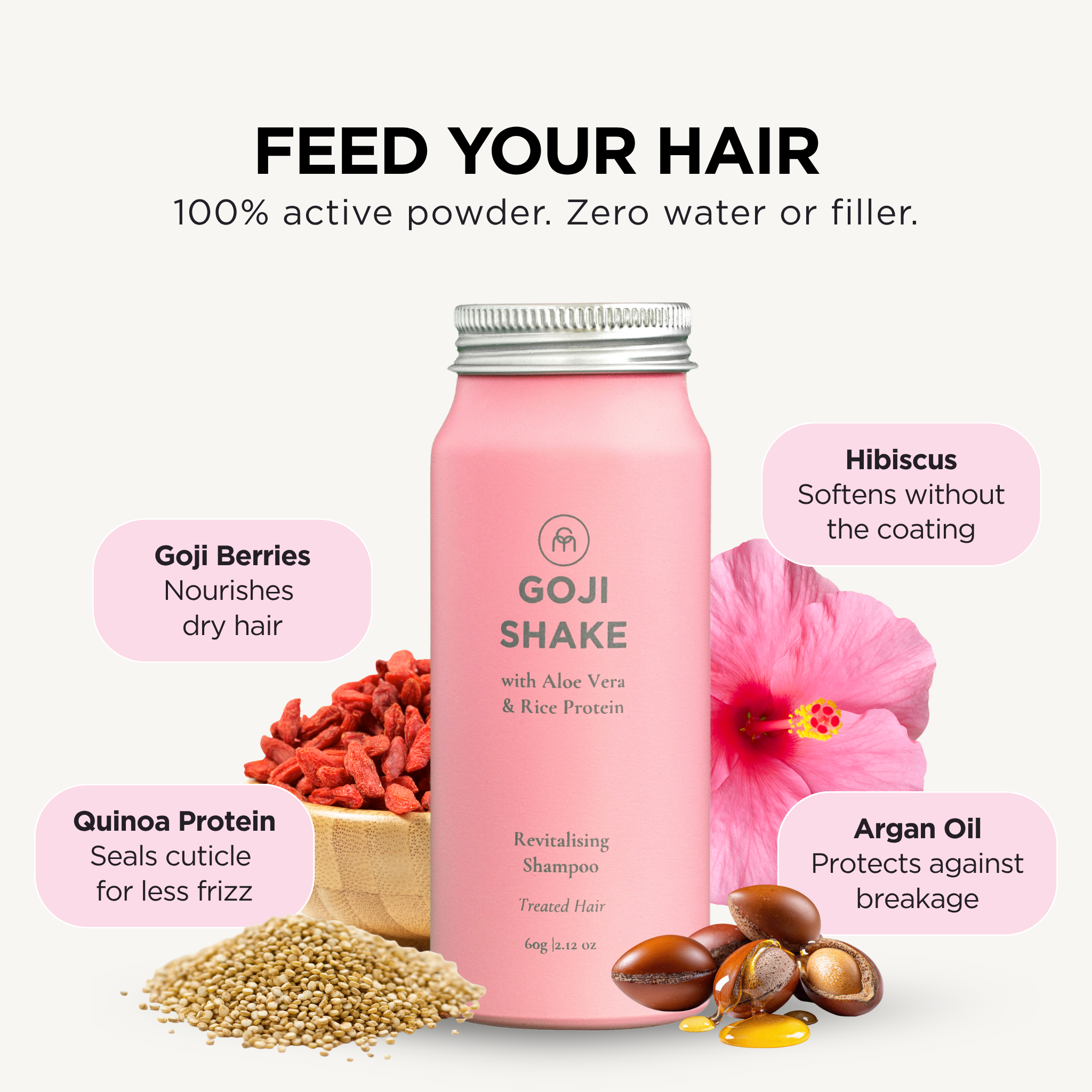 Goji Shake Sulfate-Free Shampoo Concentrate | Nourish + Frizz Control thumbnail-image-5